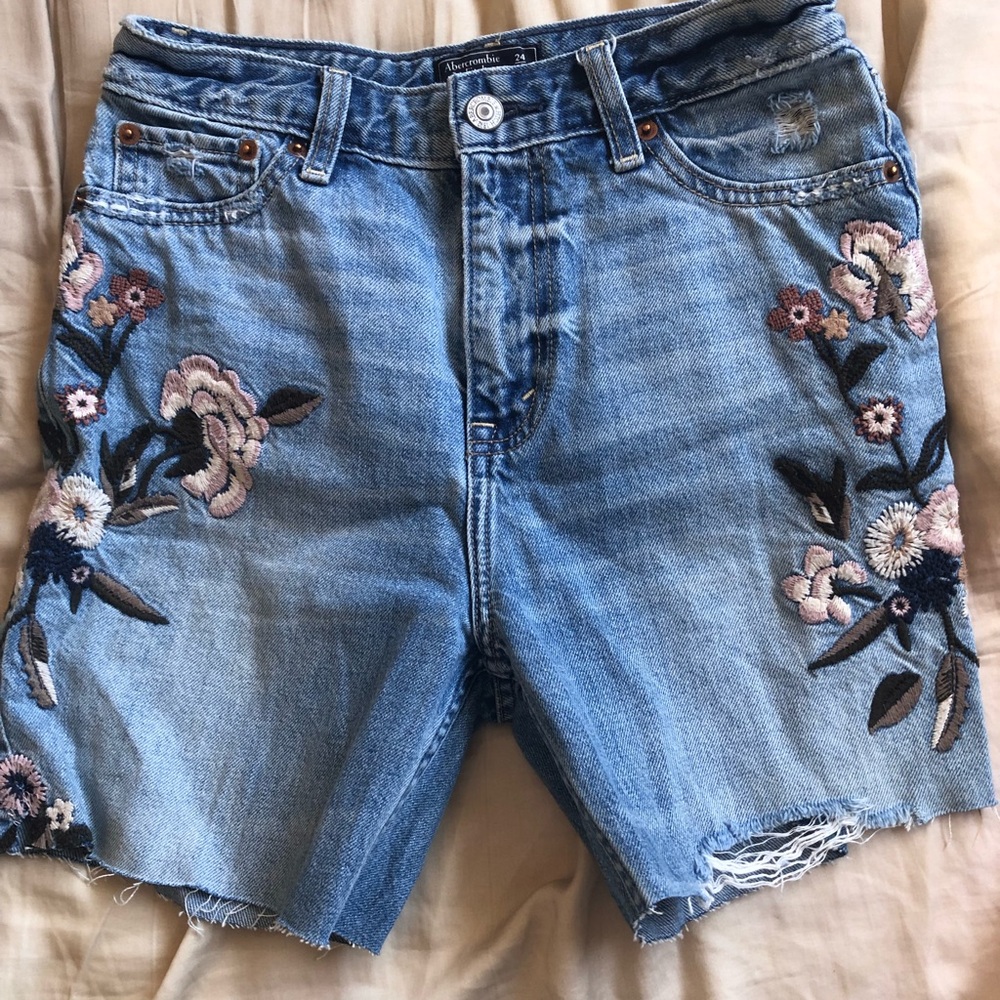 EUC Abercrombie and Fitch Jean Shorts